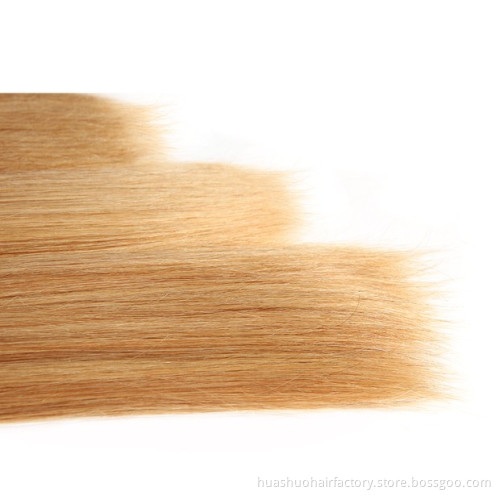 T1B/27 Ombre Color Double Drawn Cuticle Aligned Raw  Virgin Brazilian Hair Styles